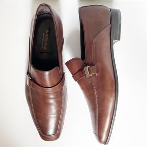Bruno Magli men’s brown leather dress shoes size 10.5
